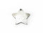 2 Star Charms Antique Silver Plated Charms (26x24mm) G33338