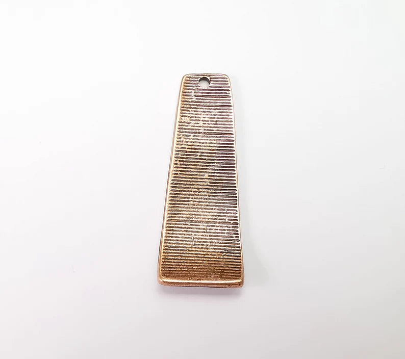 Antique Copper Dangle Charms, Antique Copper Plated (52x18mm) G33482