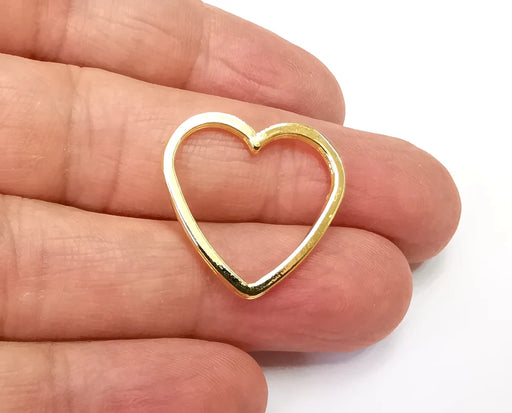 Gold-Filled Heart Charms