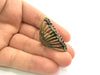 Adjustable Ring Blank, (3mm blank ) Antique Bronze Plated Brass G6013