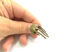 Adjustable Ring Blank, ( 3mm blank ) Antique Bronze Plated Brass G6015