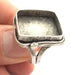 Adjustable Ring Blank, (20mm blank ) Antique Silver Plated Brass G9448