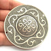 Antique Silver Large Pendants (70mm) Antique Silver Plated Metal  G5869