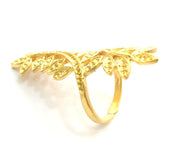 Adjustable Ring Blank, (1mm blank )  Gold Plated Brass G5933