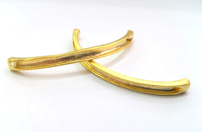 Bracelet Connector,Findings, Gold Plated Brass G12147