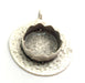 Antique Silver Plated Brass Pendant Settings Blanks  Mountings , (16mm  blank) G5965
