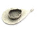 Antique Silver Plated Brass  Hammered Pendant Settings Blanks  Mountings , (18X13mm drop blank) G5983