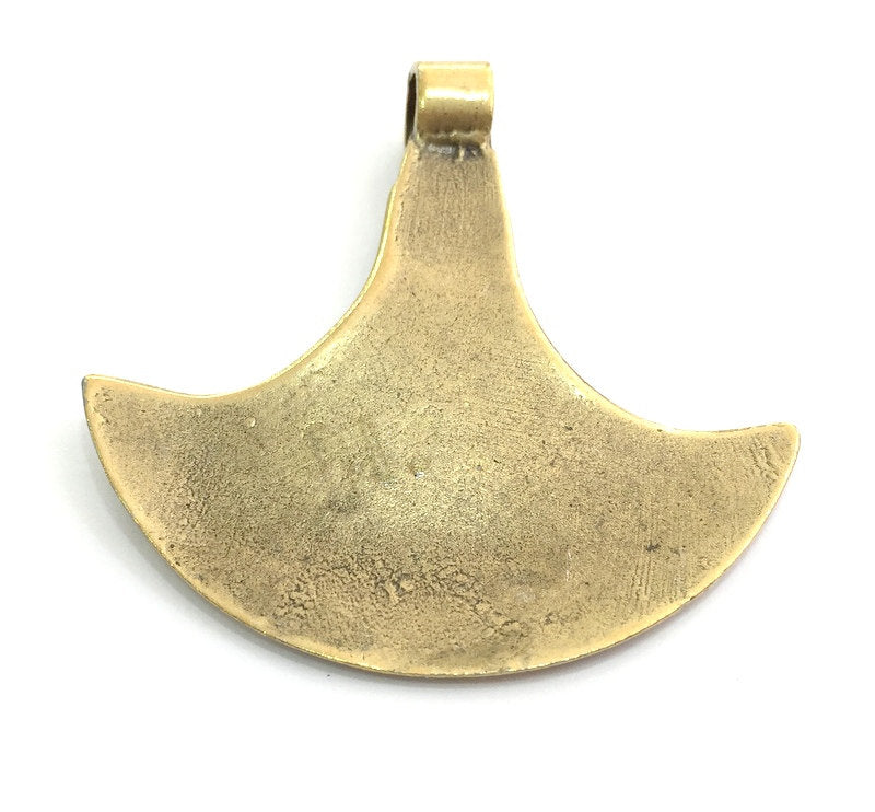 Antique Bronze  Metal Pendant  70x65 mm  G9440