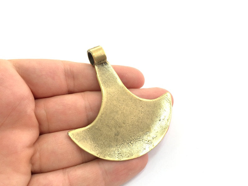 Antique Bronze  Metal Pendant  70x65 mm  G9440