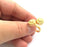 Adjustable Ring Blank, (3mm blank )  Gold Plated Brass G6133