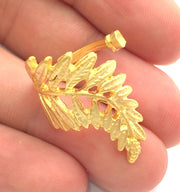 Gold Ring Blank Ring Settings Ring Bezel Base Cabochon Mountings Adjustable  (3mm blank )  Gold Plated Brass G6138