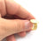 Adjustable Ring Blank, (15mm blank ) Gold Plated Brass G6143