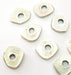 10 Pcs  (12mm) Antique Silver Plated Metal  Stamp G6181