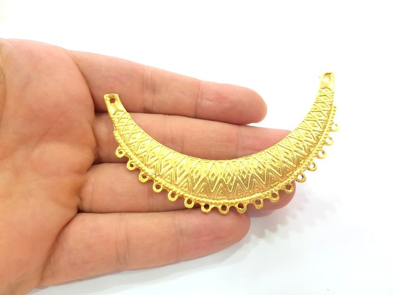 Gold Plated Linked Pendants (89x19mm)  G6185