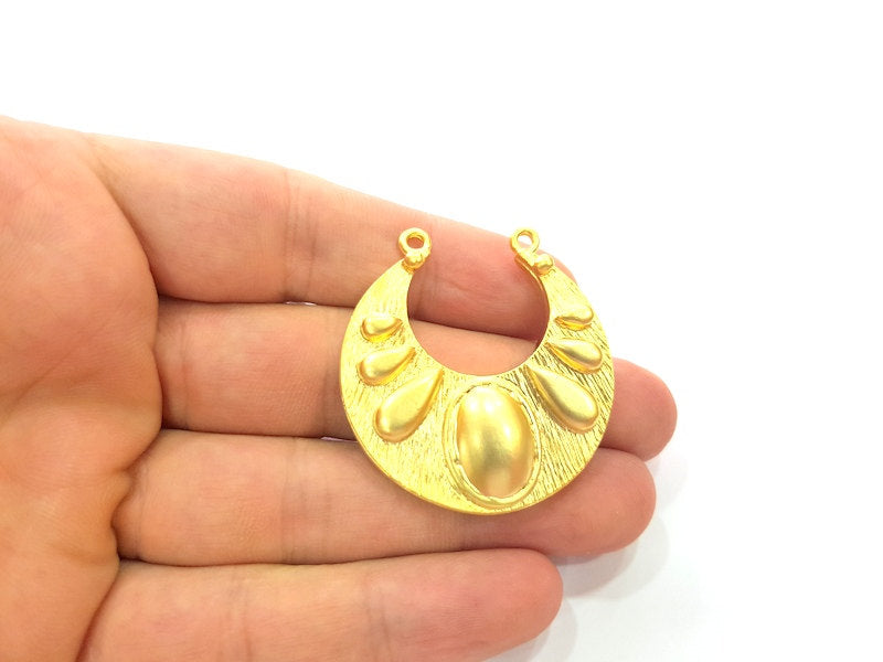Gold Pendant Gold Plated Medallion Pendants (43x41mm)  G6192