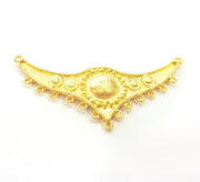 Gold Pendant Gold Plated Linked Pendants (85x33mm)  G6199