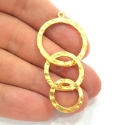 Gold Pendant Gold Plated Pendants (55x27mm)  G6204