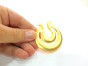 Gold Pendant Gold Plated Pendants (58x52mm)  G6231