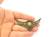 Antique Bronze Pendants (84x33mm) G6242