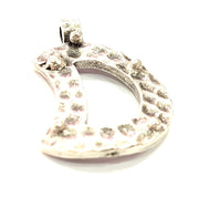 2 Pcs Antique Silver Plated  Pendant (33x22mm)  G6277