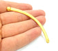 Gold Connector Gold Plated Pendant Connector  (80x4mm)  G6291