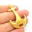 Gold Plated Anchor Pendants (54x35mm)  G6305