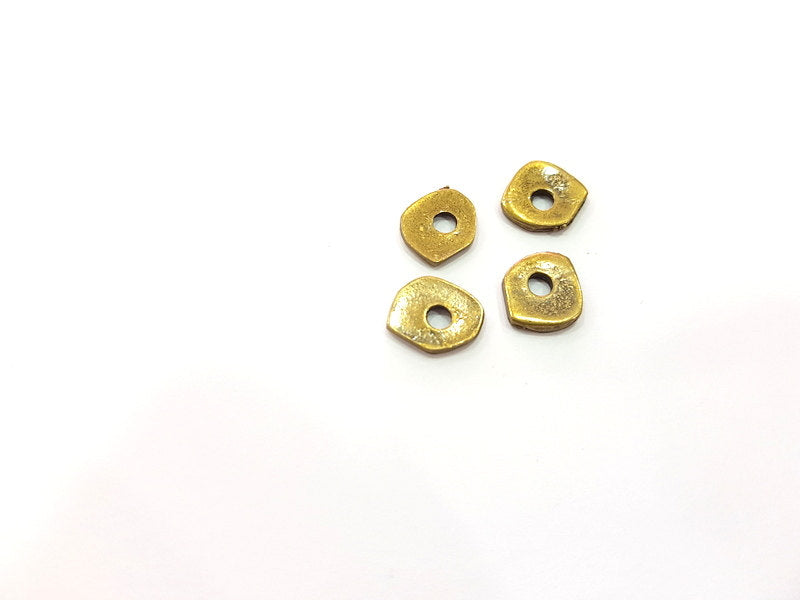 10 Antique Bronze Disc , Round  (20mm) G6317