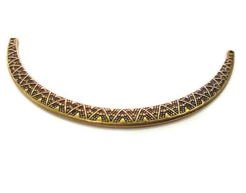 Antique Bronze Collar Pendant  (110x8mm) G8803