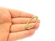 4 Antique Bronze Connector Pendant (50x20mm) G6332