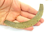 Antique Bronze Collar Pendant  (142x20mm) G6342