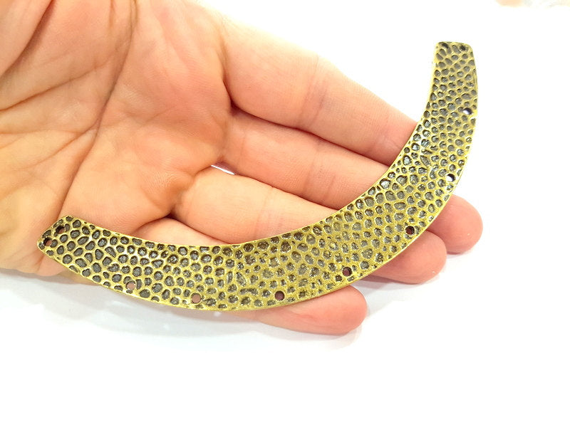 Antique Bronze Collar Pendant  (142x20mm) G6342