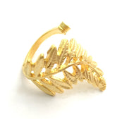 Gold Ring Blank Ring Settings Ring Bezel Base Cabochon Mountings Adjustable  (3mm blank )  Gold Plated Brass G6138