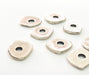 10 Pcs  (12mm) Antique Silver Plated Metal  Stamp G6181