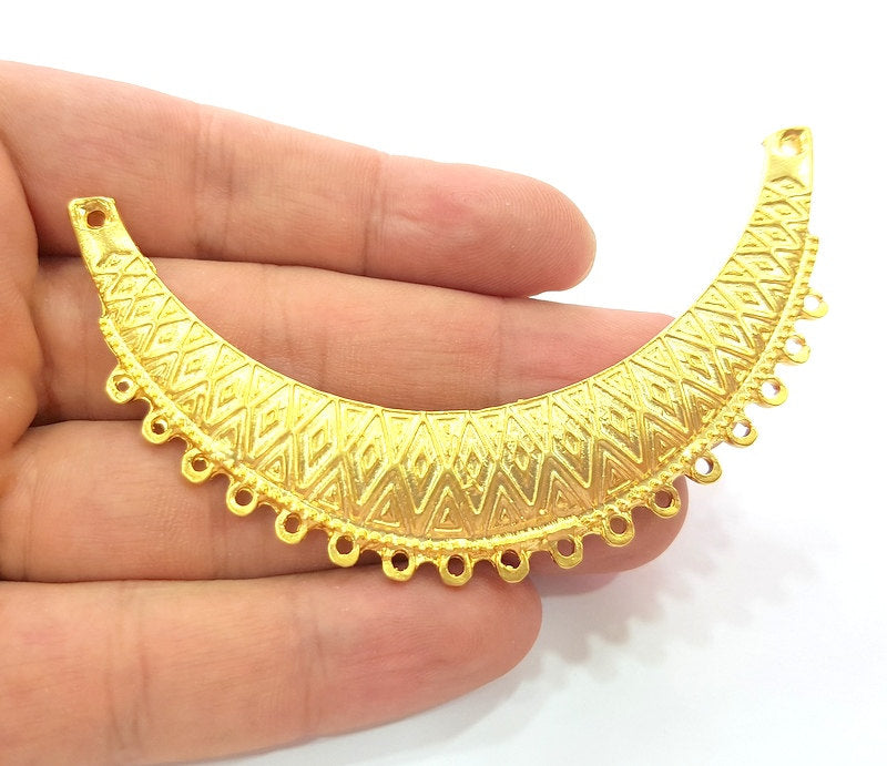 Gold Plated Linked Pendants (89x19mm)  G6185