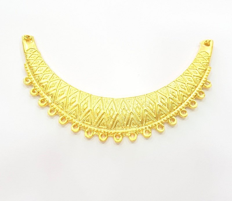 Gold Plated Linked Pendants (89x19mm)  G6185