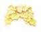 Gold Plated Pendants Large Leaf Pendants (68x50mm)  G6191