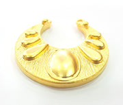 Gold Pendant Gold Plated Medallion Pendants (43x41mm)  G6192