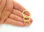 Gold Pendant Gold Plated Pendants (55x27mm)  G6204