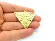 Gold Pendant Triangle Pendants Gold Plated Pendant (45x40mm)  G6593