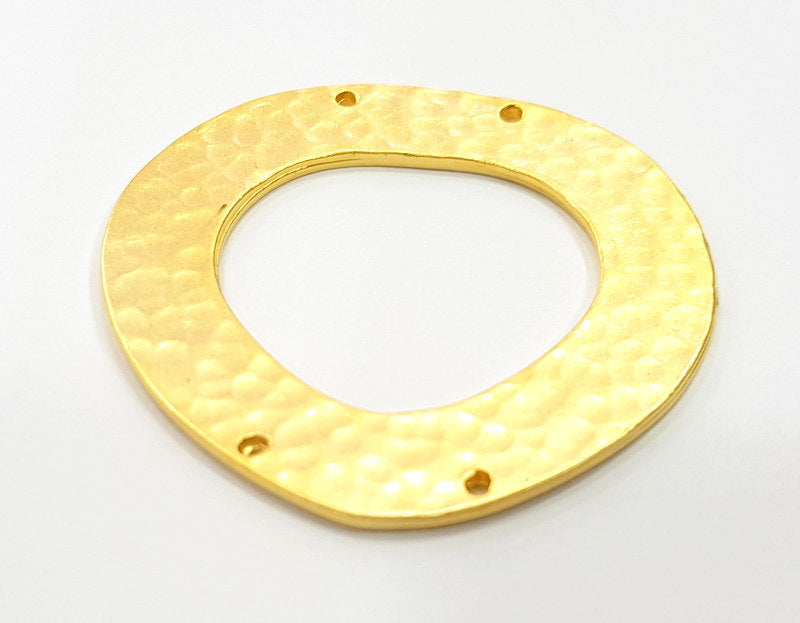 Gold Pendant Gold Plated Necklace Connector (43x41mm)  G6626