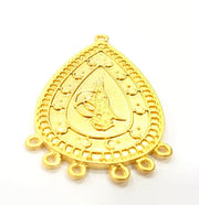 Gold Pendant Gold Plated Ottoman Signature Charms (52x34mm)  G6638