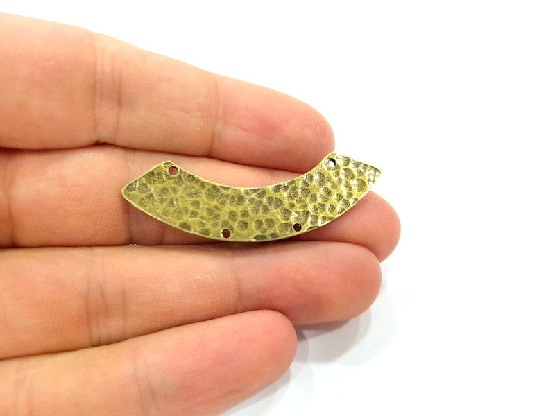 2 Antique Bronze Necklace Bar Connector Pendant  (50x10mm) G6643