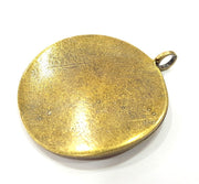 Antique Bronze  Pendant Tribal Pendant Ethnic Pendant  Medallion Pendant  (42mm) G6652