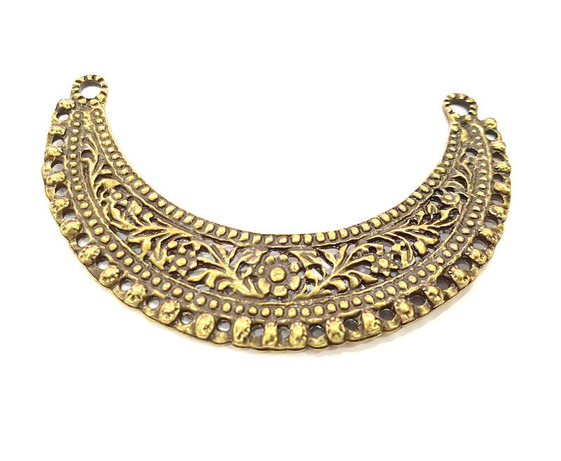 Antique Bronze Collar Pendant Connector  Necklace Bar (115x25mm) G7072