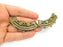 Antique Bronze Collar Pendant Connector  Necklace Bar (112x16mm) G6676