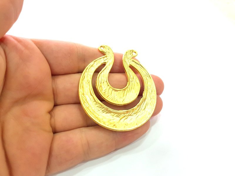 Gold Pendant Gold Plated Pendants (58x52mm)  G6231