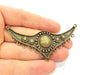 Antique Bronze Pendants (84x33mm) G6242