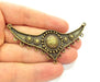 Antique Bronze Pendants (84x33mm) G6242