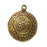 Antique Bronze Medallion Pendant (35mm) G9785