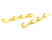 2 Pcs Gold Plated Connector Pendants (67x8mm)  G6278